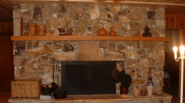 Fireplace on First Level