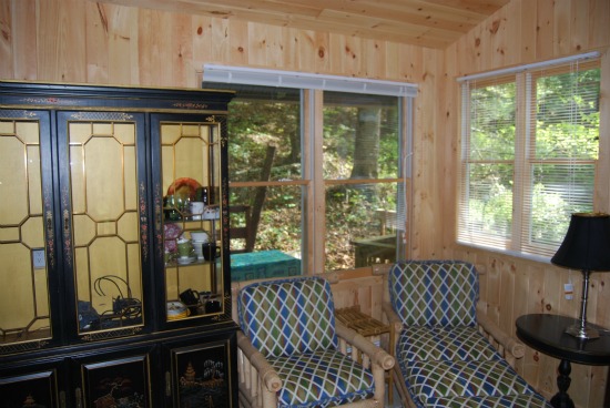 Eco Cabin's Living Area
