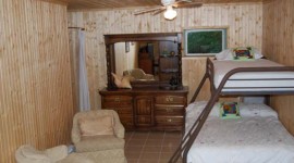 Bunk beds on first level